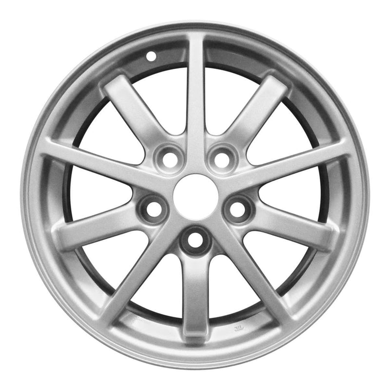 2000 mitsubishi eclipse wheel 16 silver aluminum 5 lug w65771s 1