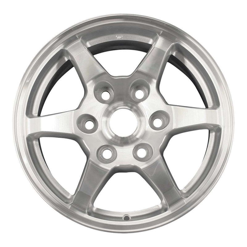 2002 mitsubishi montero wheel 16 machined silver aluminum 6 lug w65775ms 2