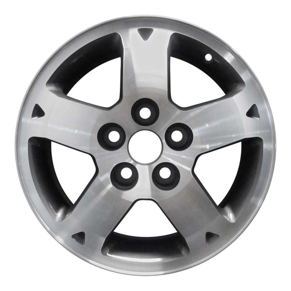 2004 mitsubishi eclipse wheel 16 machined charcoal aluminum 5 lug rw65782mc 2