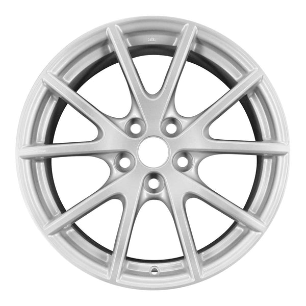 2011 mitsubishi eclipse wheel 18 silver aluminum 5 lug w65847s 4