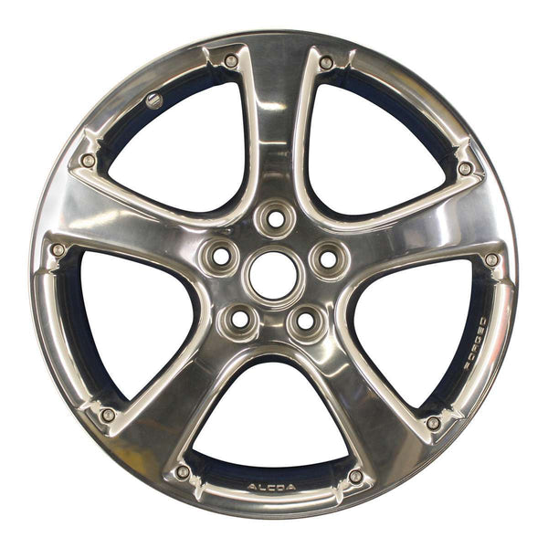 2007 pontiac grand wheel 18 polished aluminum 5 lug w6591p 3