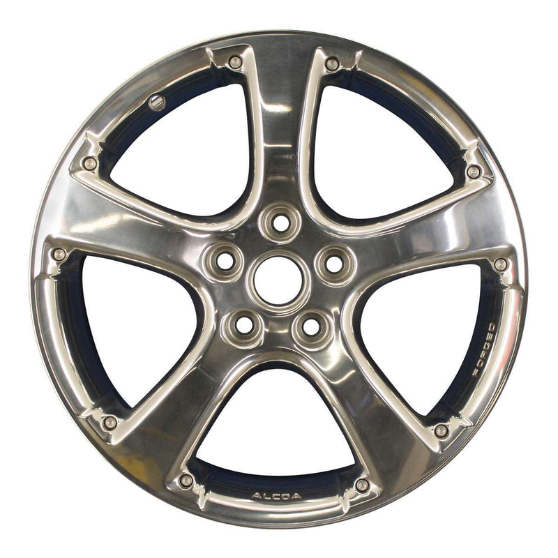 2005 pontiac grand wheel 18 polished aluminum 5 lug w6591p 1