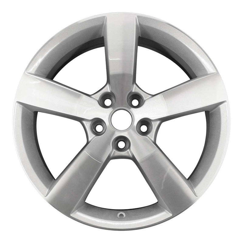 2007 pontiac g6 wheel 18 machined silver aluminum 5 lug w6598ms 2