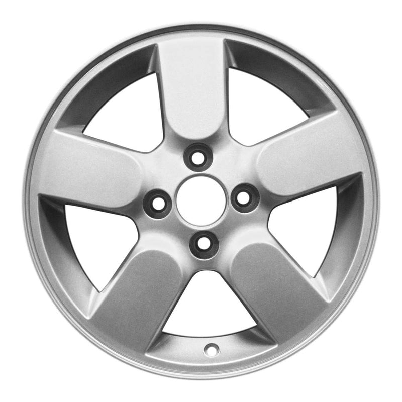 2007 pontiac wave wheel 15 silver aluminum 4 lug w6603s 2