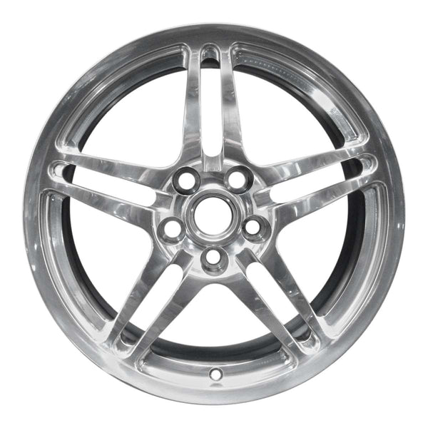 2010 chevrolet malibu wheel 17 polished aluminum 5 lug w6607p 13