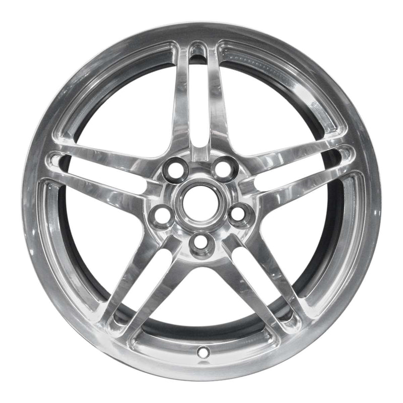 2011 chevrolet hhr wheel 17 polished aluminum 5 lug w6607p 2