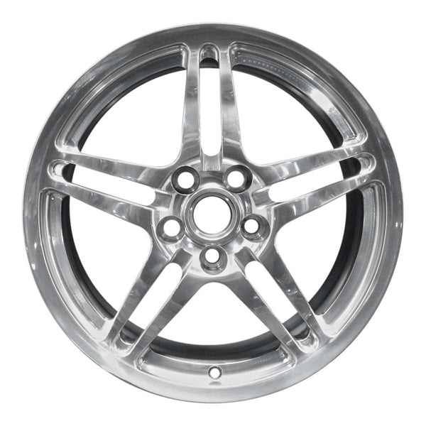2010 saturn aura wheel 17 polished aluminum 5 lug w6607p 11