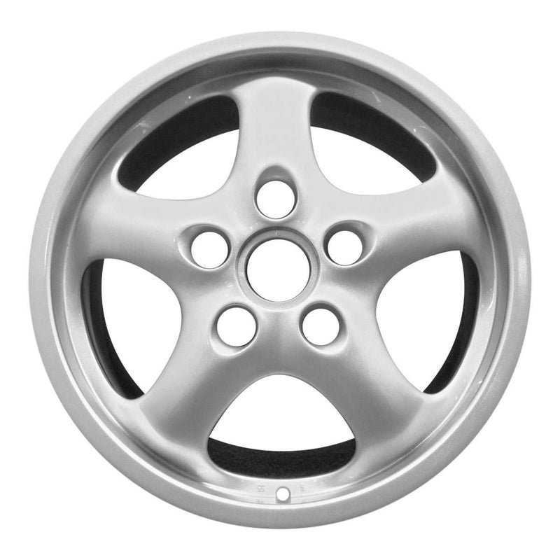 1995 porsche 911 wheel 17 silver aluminum 5 lug w67200s 4