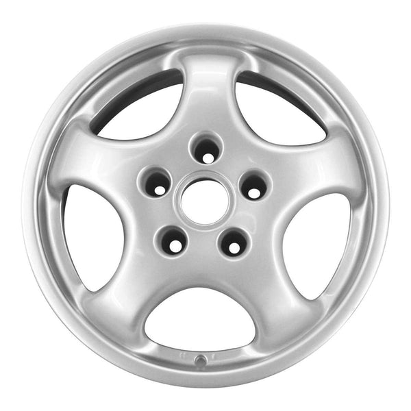 1993 porsche 928 wheel 17 silver aluminum 5 lug w67212s 2