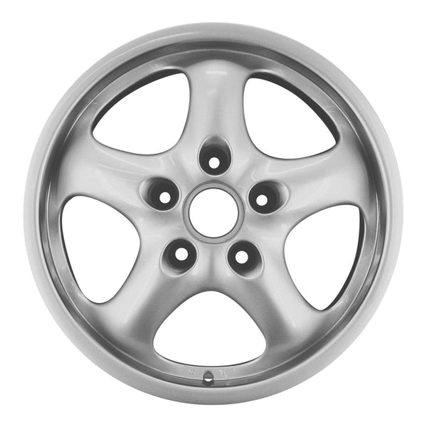 1993 porsche 911 wheel 17 silver aluminum 5 lug w67221s 21