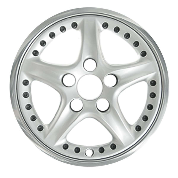 1988 porsche 911 wheel 17 silver aluminum 5 lug w67225s 16