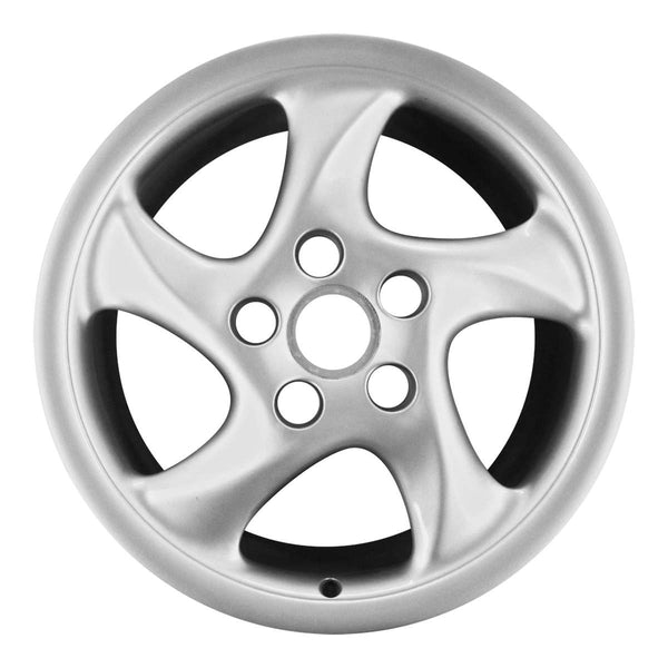 1998 porsche 911 wheel 18 silver aluminum 5 lug w67228s 3