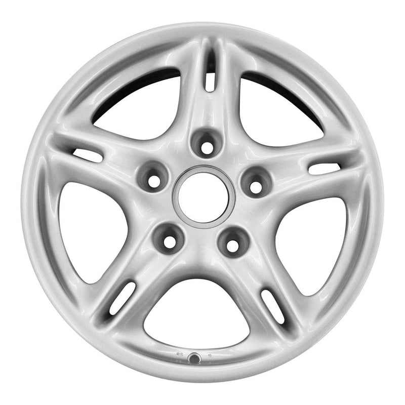 2004 porsche boxster wheel 16 silver aluminum 5 lug w67233s 8