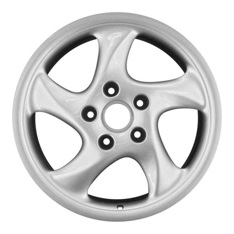 2001 porsche boxster wheel 18 silver aluminum 5 lug w67237s 5