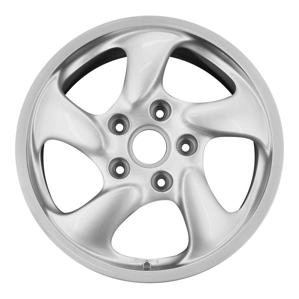 2001 porsche boxster wheel 17 silver aluminum 5 lug w67250s 5