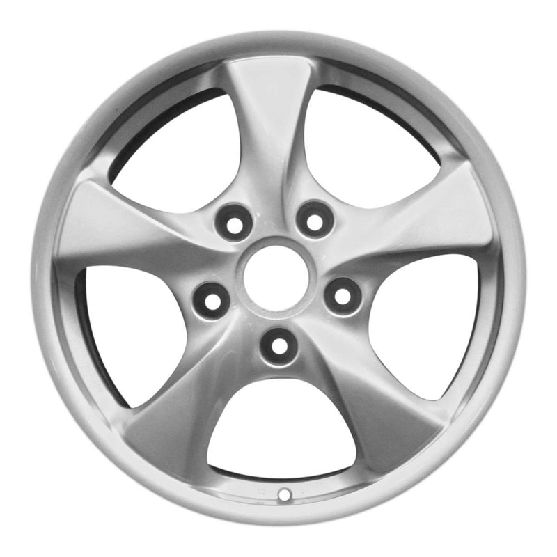 1999 porsche 911 wheel 17 silver aluminum 5 lug w67252s 2