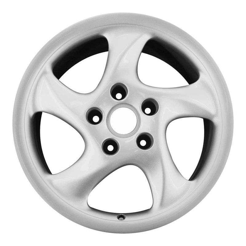 2002 porsche 911 wheel 18 silver aluminum 5 lug w67257s 12