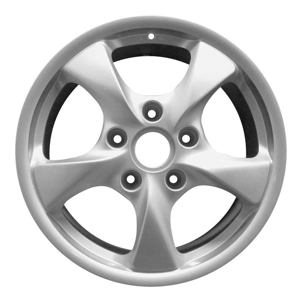 2004 porsche boxster wheel 17 silver aluminum 5 lug w67259s 8