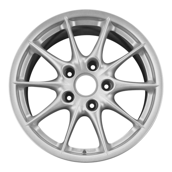 2010 porsche 911 wheel 17 silver aluminum 5 lug w67271s 28