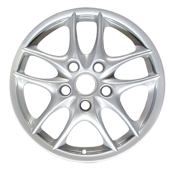 2004 porsche boxster wheel 18 silver aluminum 5 lug w67275s 2