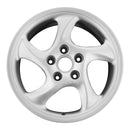 2004 porsche 911 wheel 18 silver aluminum 5 lug w67289s 4