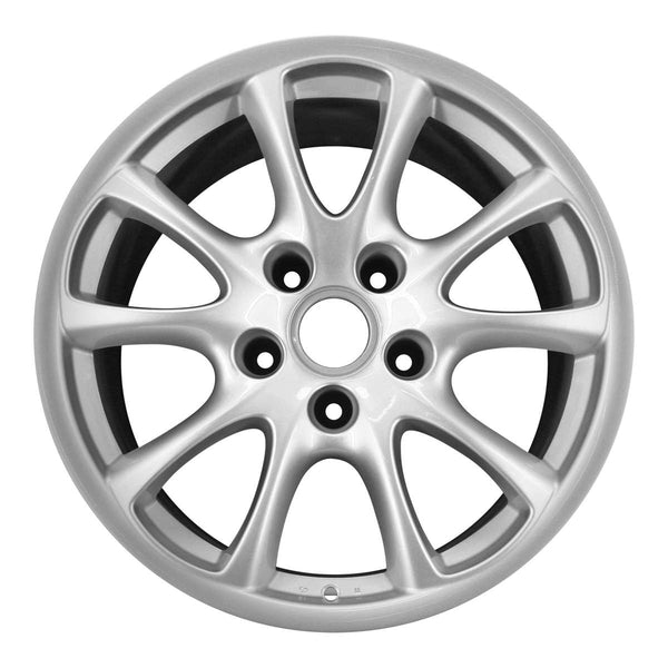 1998 porsche 911 wheel 18 silver aluminum 5 lug w67291s 10