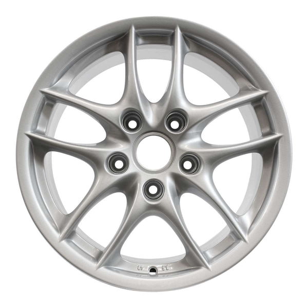 2004 porsche boxster wheel 17 silver aluminum 5 lug w67294s 2