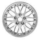 2003 porsche 911 wheel 18 silver aluminum 5 lug w67307s 2
