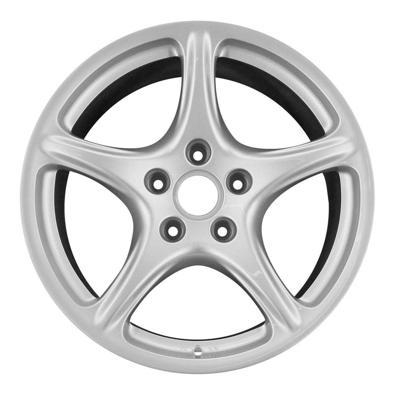 2012 porsche 911 wheel 19 silver aluminum 5 lug w67326s 20