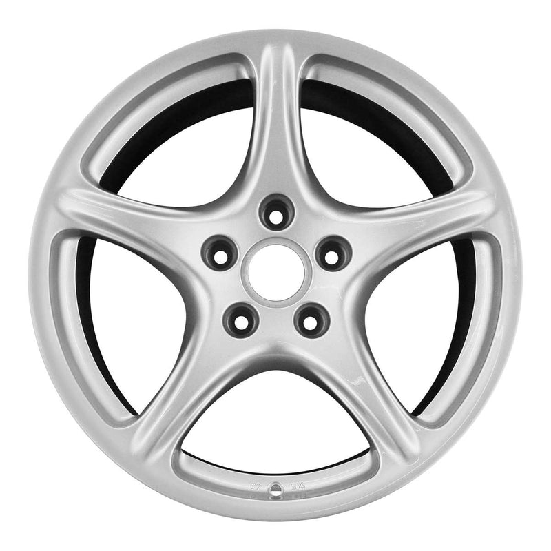 2000 porsche boxster wheel 19 silver aluminum 5 lug w67331s 19