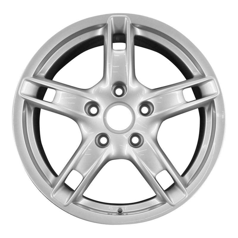 2009 porsche boxster wheel 18 silver aluminum 5 lug w67336s 10