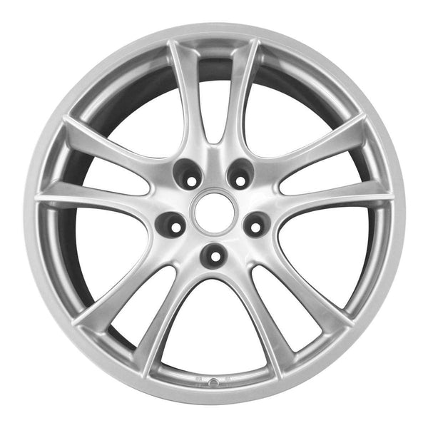 2010 porsche cayenne wheel 21 silver aluminum 5 lug w67353s 4