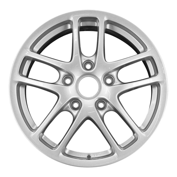 2008 porsche cayman wheel 17 silver aluminum 5 lug w67354s 7