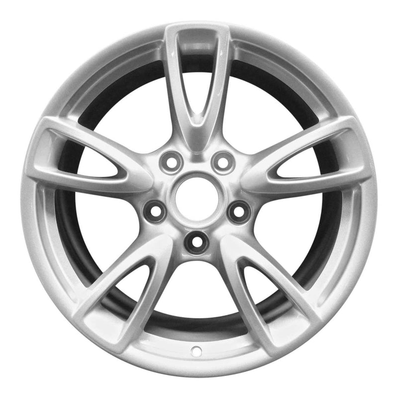 2012 porsche 911 wheel 18 silver aluminum 5 lug w67361s 4