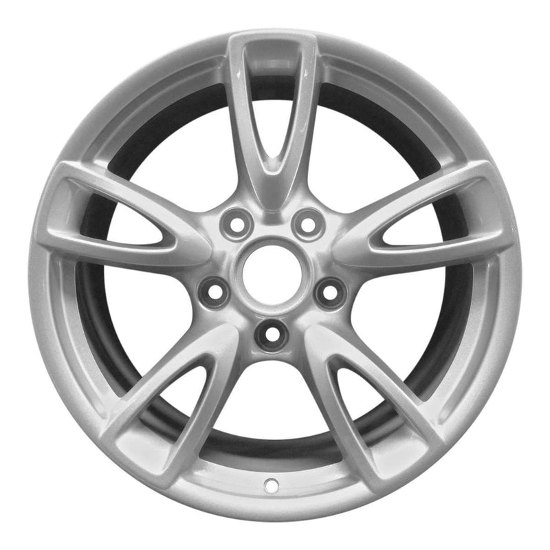 2012 porsche 911 wheel 18 silver aluminum 5 lug w67363s 4