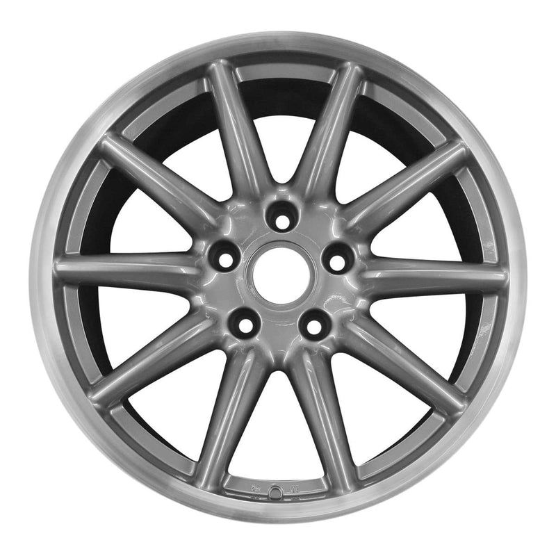 2010 porsche boxster wheel 19 machined charcoal aluminum 5 lug w67378mc 2