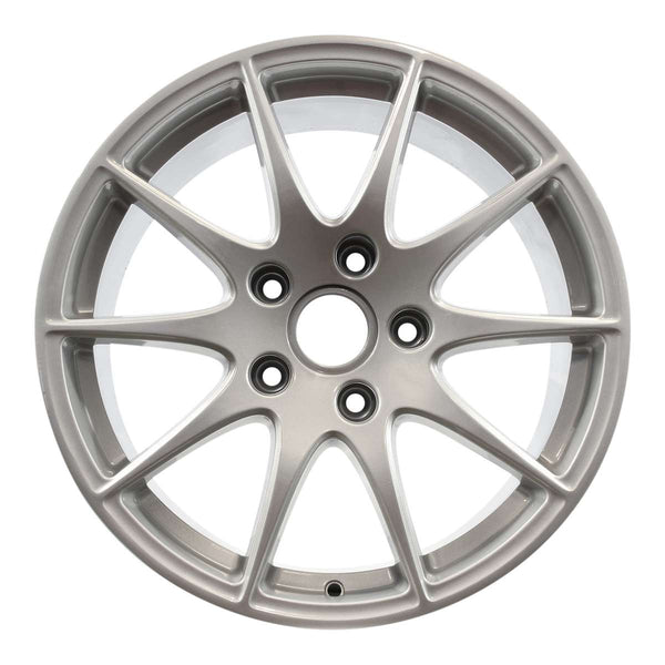 2010 porsche panamera wheel 18 silver aluminum 5 lug w67384s 1