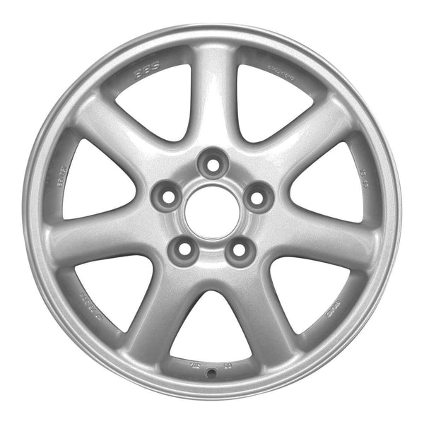 1999 saab 9 7x wheel 16 silver aluminum 5 lug w68189s 4