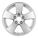 2003 saab 9 wheel 16 silver aluminum 5 lug w68191s 5