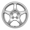 2001 saab 9 wheel 15 silver aluminum 5 lug w68202s 1