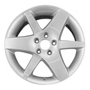 2002 saab 9 wheel 17 silver aluminum 5 lug w68208s 1