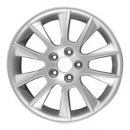 2005 saab 9 wheel 17 silver aluminum 5 lug w68219s 4