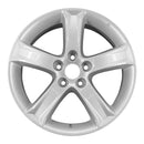 2005 saab 9 2x wheel 16 silver aluminum 5 lug w68224s 1