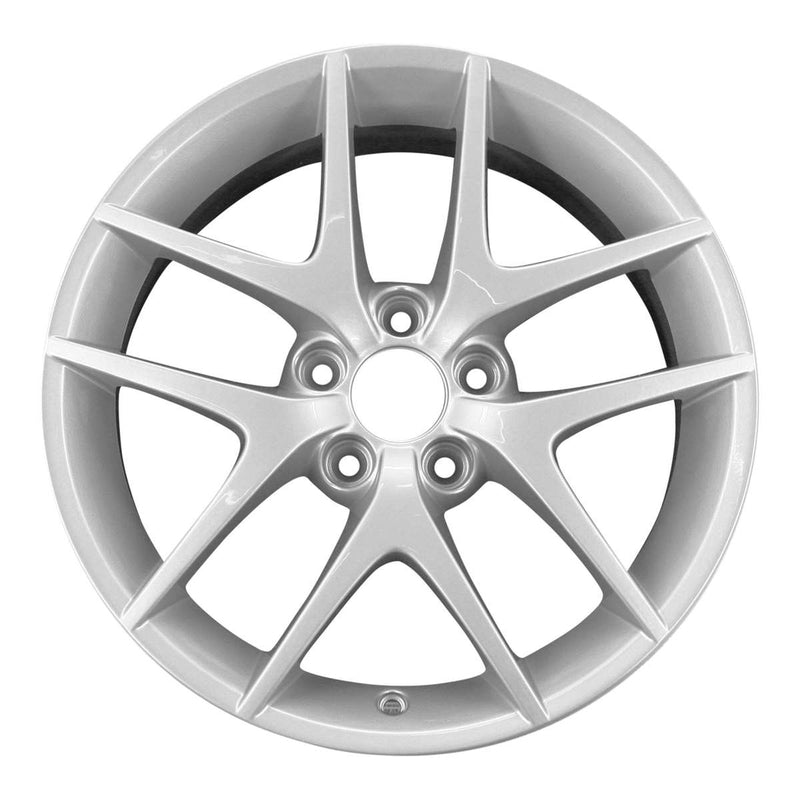 2012 saab 9 wheel 17 silver aluminum 5 lug w68233s 2