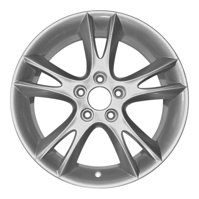 2010 saab 9 wheel 17 silver aluminum 5 lug w68240s 5