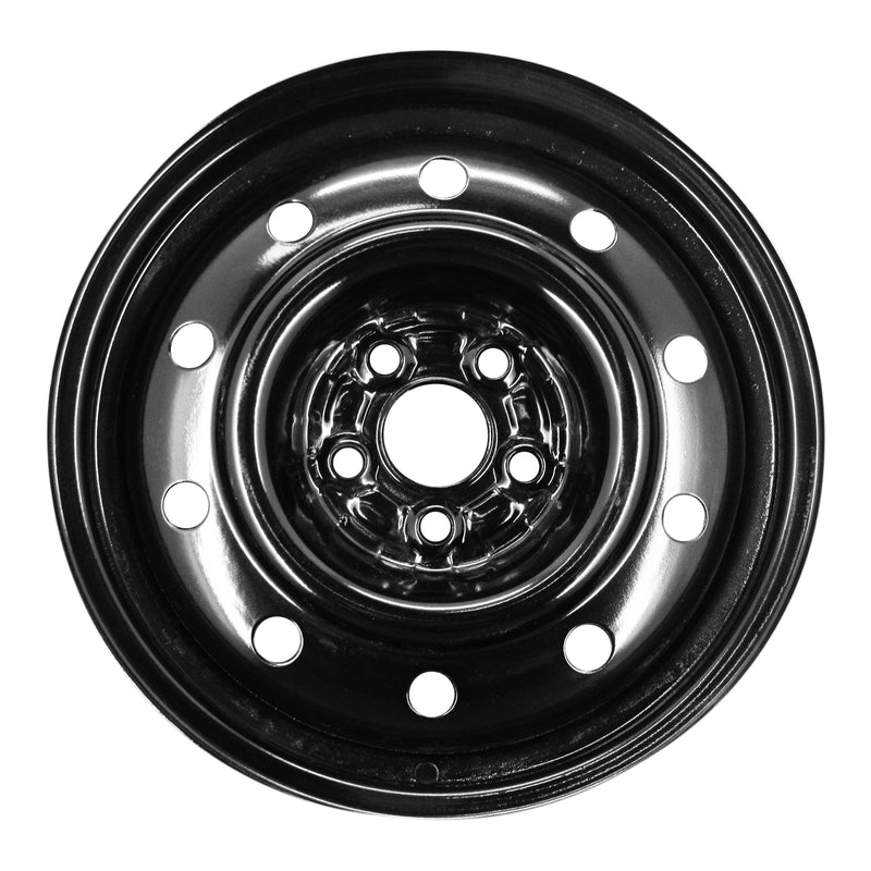 2000 subaru impreza wheel 15 black steel 5 lug w68695b 6