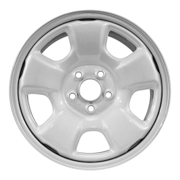 2002 subaru forester wheel 15 silver steel 5 lug w68698s 5