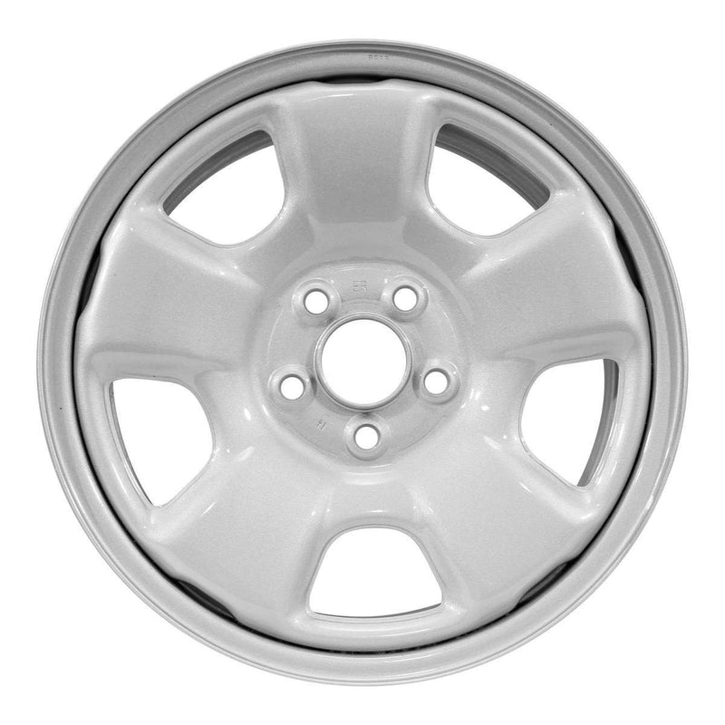 2002 subaru forester wheel 15 silver steel 5 lug w68698s 5