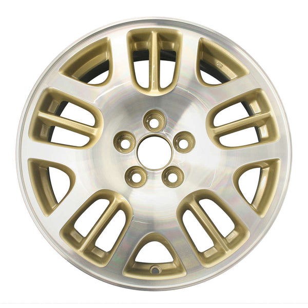 2003 subaru legacy wheel 16 machined gold aluminum 5 lug w68717mg 3