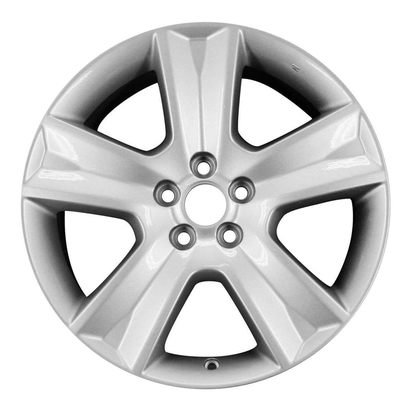 2005 subaru legacy wheel 17 silver aluminum 5 lug w68739s 4